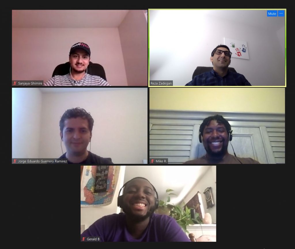 Group meeting screenshot